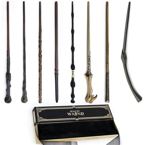 magic wand metal and stone in box|Harry Potter Wands .